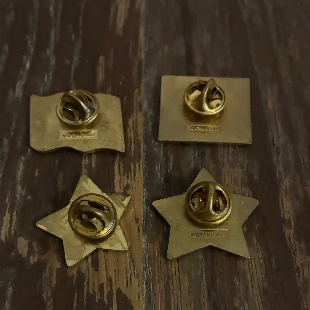 Patriotic USA Flag and Star Pins - Picture 6 of 6